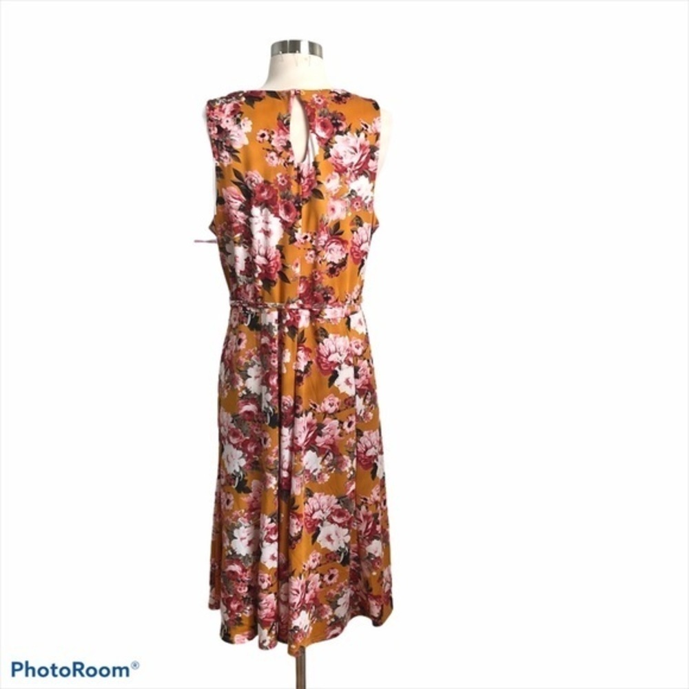 Mustard Floral Dress - NWT - Picture 4 of 9